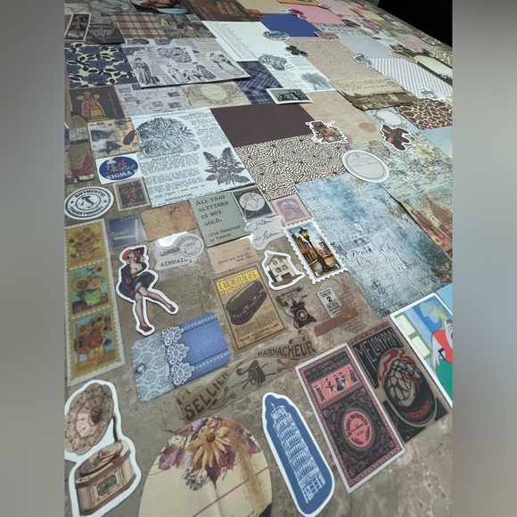 Junk Journal Ephemera Kit: Mixed Retro - Euro Romance Edition - Picture 9 of 11
